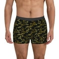 thumbnail image 1 of Honeii Bamboo Print Mens Boxer Briefs Breathable,Boxer Brief for Men, Moisture-Wicking Underwear-Large, 1 of 5