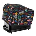 thumbnail image 1 of Honeii Basketball Print 4 slice Toaster Cover, Two Slice Toaster Dust-proof Cover For Kitchen Small Appliance and Fingerprint Protection, 1 of 7