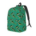 thumbnail image 1 of Honeii Bass Fish Print Canvas Backpack for School & Outdoor,Laptop Excursion Backpack,Notebook School Bookbag For Men Women,for Work, Travel, and Everyday Use-Medium, 1 of 5