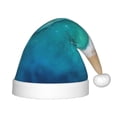 thumbnail image 1 of Honeii Beach Print Hat Santa Claus Hat For Xmas Party, Christmas Caps For Boys Girls Child,Christmas Beanie, 1 of 6