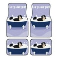 thumbnail image 1 of Honeii Bernese Mountain Dog Sitting Bath Tub Print Car Foot Mat Four-Piece Set - Front & Rear Universal Car Floor Mats for SUVs, Trucks, Sedans, 1 of 7