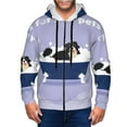thumbnail image 1 of Honeii Bernese Mountain Dog Sitting Bath Tub Print Hoodies for Men, Pullover & Full Zip, Breathable Zip up Hoodie, Sweatshirt-3X-Large, 1 of 5