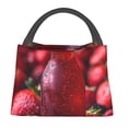 thumbnail image 1 of Honeii Berry Infused Refreshment Print Cooler Bag Insulated, Large Leakproof Soft Sided Portable Cooler Bag,Lunch Box Lunch Bag, 1 of 6