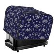 thumbnail image 1 of Honeii Bicycle1 Print 4 slice Toaster Cover, Two Slice Toaster Dust-proof Cover For Kitchen Small Appliance and Fingerprint Protection, 1 of 7