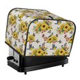 thumbnail image 1 of Honeii Bird Sunflowers Print 4 slice Toaster Cover, Two Slice Toaster Dust-proof Cover For Kitchen Small Appliance and Fingerprint Protection, 1 of 1