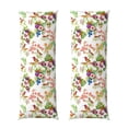 thumbnail image 1 of Honeii Birds And Flowers Print Long Body Pillowcase 20x54 in,Body Pillow Cover with Zipper,Large Body Pillowcase,Soft Bed Decorative, 1 of 7