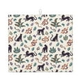 thumbnail image 1 of Honeii Black Cat And Snake for Dish Drying Mat for Kitchen Counter, Non-slip Rubber Backed, Hide Stain Kitchen Super Absorbent Draining Mat, Dish Rack Pad, 1 of 8