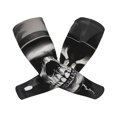 thumbnail image 1 of Honeii Black White Hat Skull Print Cooling Sleeves for Sun Protection, Ice Silk Arm Sleeves with UV Protection, Perfect for Outdoor Sports, Golf, Cycling, Running,Fishing, 1 of 7