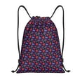 thumbnail image 1 of Honeii Blackberries Print Drawstring Backpack,Drawstring Bags String Backpack Gym Cinch Sack Backpack Sport Bag Draw-Small, 1 of 6