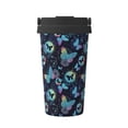thumbnail image 1 of Honeii Blue Butterfly Print Travel Coffee Mug Insulated Coffee Cup with Leakproof Lid, Coffee Tumbler, Reusable Coffee Cups with Seal Lid, 1 of 8