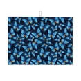 thumbnail image 1 of Honeii Blue Butterfly print Super Absorbent Coffee Bar Mat Hide Stain Coffee Maker Mat for Countertops Coffee Pot Dish Drying Mat for Kitchen Counter, 1 of 7