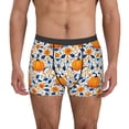 thumbnail image 1 of Honeii Blue Orange Pumpkin fall Print Mens Boxer Briefs Breathable,Boxer Brief for Men, Moisture-Wicking Underwear-Medium, 1 of 5