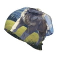 thumbnail image 1 of Honeii Blue Sky Dog Print Kids Knit Beanie Watch Hat ,Knit Cap for Boys and Girls, 1 of 7