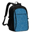 thumbnail image 1 of Honeii Blue Star Print for Travel Laptop Backpack, Business Laptops Backpack with USB Charging Port, College High School Computer Bag for Men Women, 1 of 7