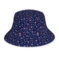 Honeii Bone And Star For American for Unisex Bucket Hat Waterproof Rain