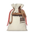 thumbnail image 1 of Honeii Books Key To Knowledge Print Small Burlap Bags,Christmas Drawstring Treat Bags Gift Bags Reusable Candy Goodie Wrapping Bags for Holiday Party Favors Supplies -Medium, 1 of 9