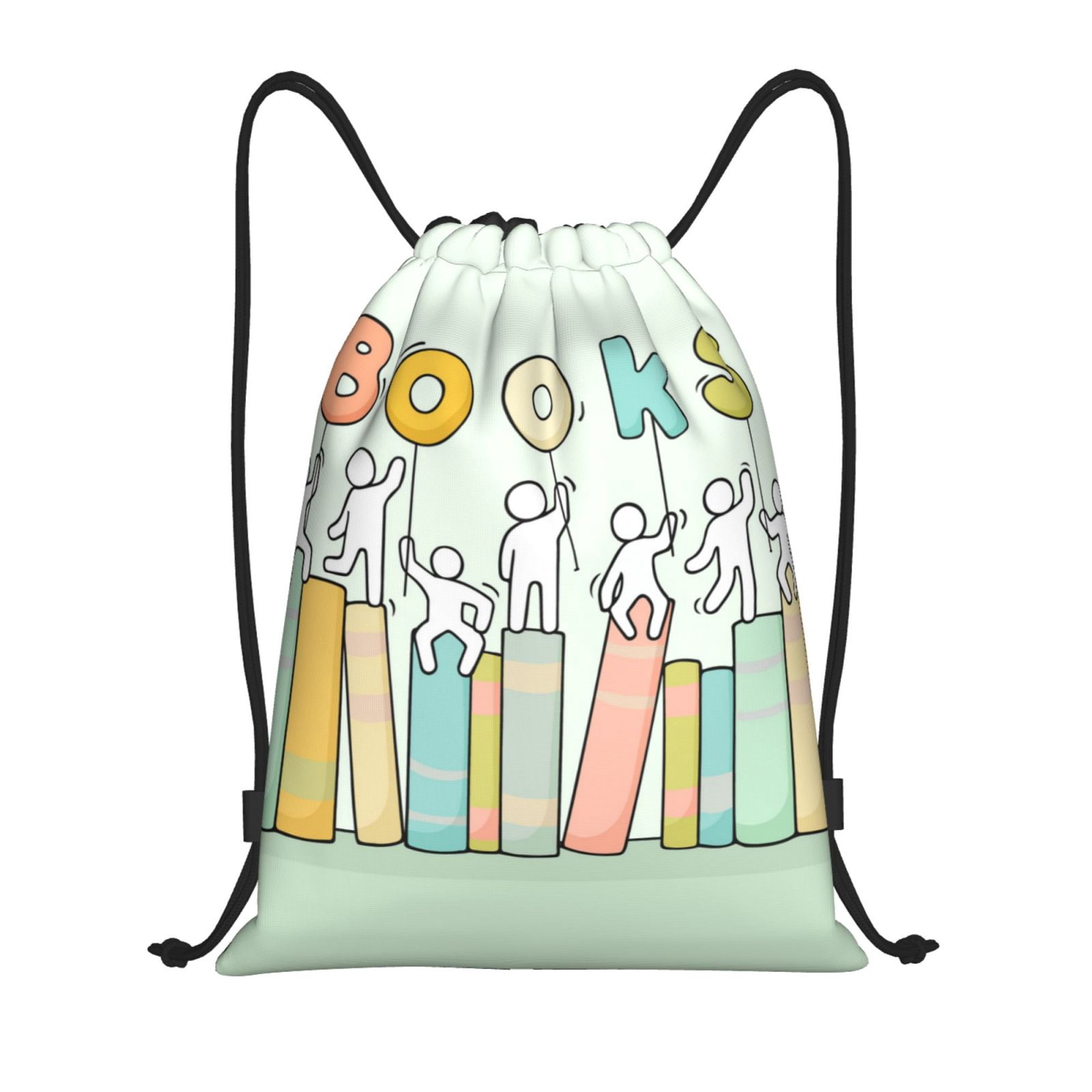 Drawstring Sample Book Honeii Books Print Drawstring Backpack,Drawstring Bags String Backpack ...