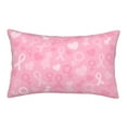 thumbnail image 1 of Honeii Breast Cancer Awareness Decorative Throw Pillow Case - Elevate Your Couch, Sofa, or Bed with Stylish Home Decor, Perfect Gift Idea-14"x20", 1 of 6