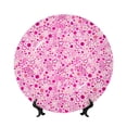 thumbnail image 1 of Honeii Breast Cancer Awareness2 Print Elegant Bone China Decorative Plate, Porcelain Plate,Art Crafts,Ceramic Ornaments for Home Office Wall Decor-7in, 1 of 6