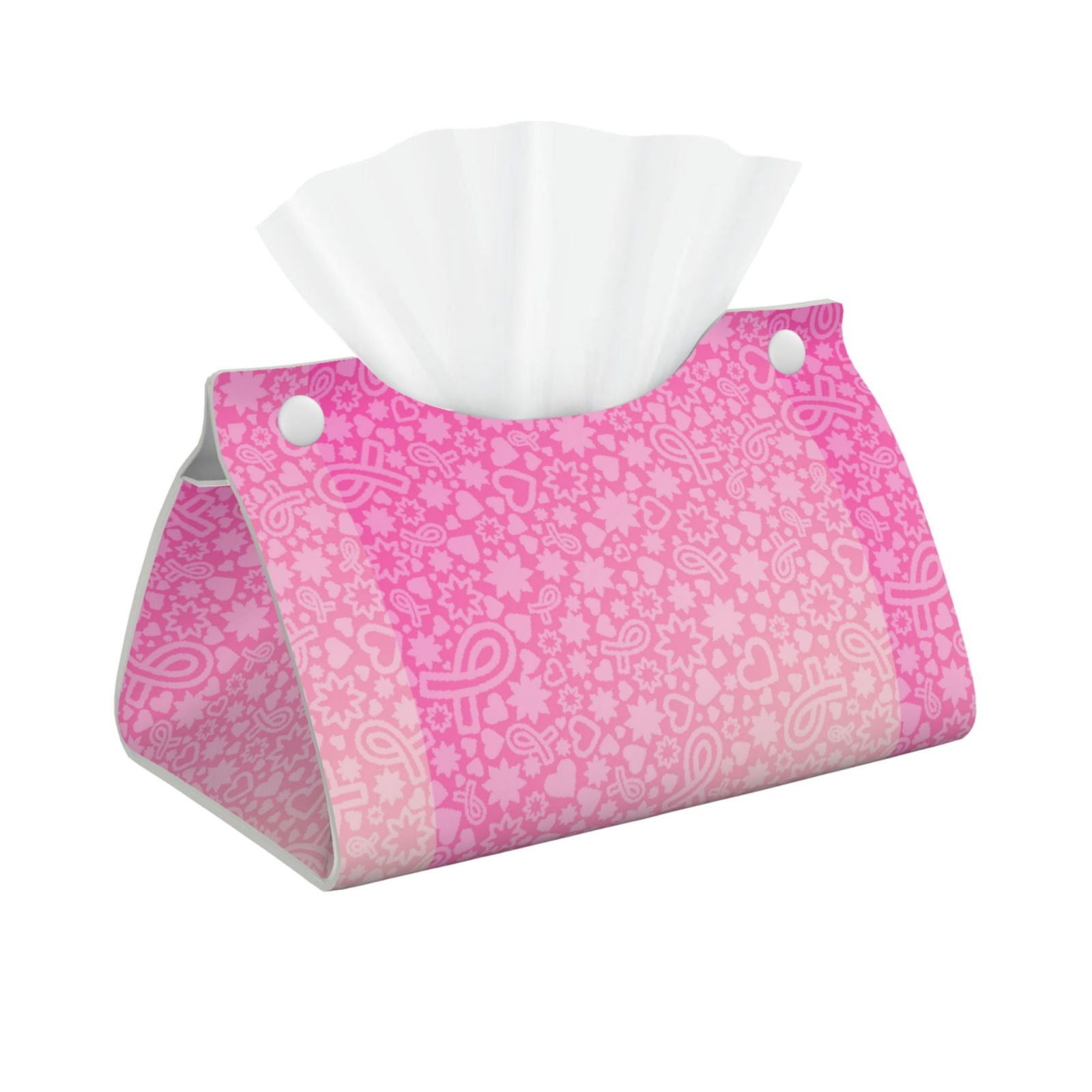 Pink Ribbon Tissue Honeii Breast Cancer Pink Ribbons Awareness for Tissue Box Cover/Holder ...