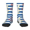 thumbnail image 1 of Honeii Bulldog Friend Print Children's Colorful Socks,Unisex Kids and Toddlers' Cushioned Sock,Kids Athletic Crew Socks,for Everyday Wear and Sports, 1 of 5