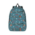 thumbnail image 1 of Honeii Bullfinches Branches And Balls Print Canvas College Laptop Backpack, Durable Rucksack Travel Notebook Bag School Backpack Book Bag for Men Women-Small, 1 of 7