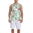 thumbnail image 1 of Honeii Bunny And Rose print basktball shirt for men and women, Unisex basketball jersey for Theme party-X-Large, 1 of 6