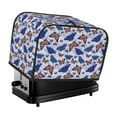 thumbnail image 1 of Honeii Butterflies1 Print 2 slice Toaster Cover, Two Slice Toaster Dust-proof Cover For Kitchen Small Appliance and Fingerprint Protection, 1 of 7