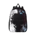 thumbnail image 1 of Honeii Butterfly Angel Wings Art Print Canvas College Laptop Backpack, Durable Rucksack Travel Notebook Bag School Backpack Book Bag for Men Women-Medium, 1 of 7