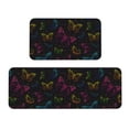 thumbnail image 1 of Honeii Butterfly Print Kitchen Mat [2 PCS] for Floor, Waterproof Non-Slip Rugs, Kitchen Decor,Standing Mat for Floor,Office, Sink, Laundry, 1 of 6