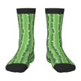 thumbnail image 1 of Honeii Cactus Print Children's Colorful Socks,Unisex Kids and Toddlers' Cushioned Sock,Kids Athletic Crew Socks,for Everyday Wear and Sports, 1 of 5