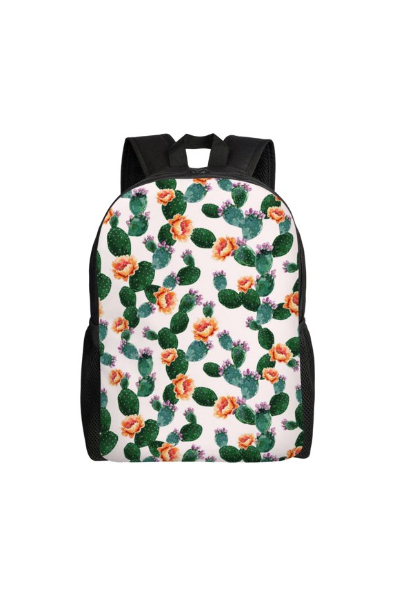Cactuses Print Laptop Backpack for Work, College, Travel, Daily Backpacks for Men Women, Sport Rucksack,Computer Bag