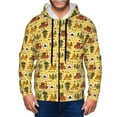 thumbnail image 1 of Honeii Car Tent Trees Print Hoodies for Men, Pullover & Full Zip, Breathable Zip up Hoodie, Sweatshirt-3X-Large, 1 of 5
