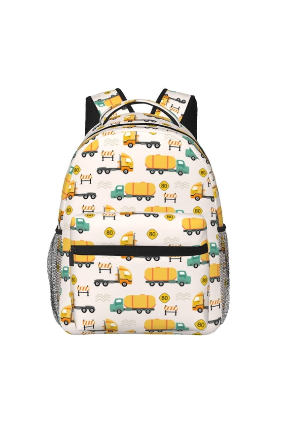 Cars Print Backpack for Both Men and Women, Basic Bookbag for College, Work, or Travel,Rucksack Computer Bag-One Size
