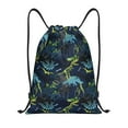 thumbnail image 1 of Honeii Cartoon Dinosaur Print Drawstring Backpack,Drawstring Bags String Backpack Gym Cinch Sack Backpack Sport Bag Draw-Medium, 1 of 6