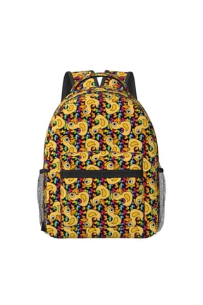 Cartoon Ducks Print Backpack for School,15.6 inch Laptop Back Pack for High School and College Students, Waterproof Computer Bookbag-One Size