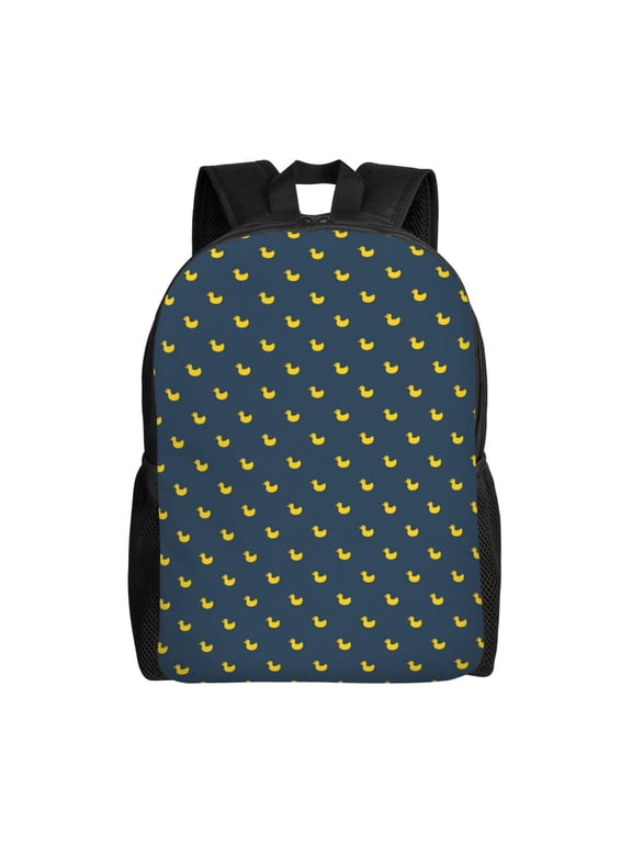 Cartoon Ducks Print Laptop Backpack for Work, College, Travel, Daily Backpacks for Men Women, Sport Rucksack,Computer Bag
