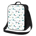 thumbnail image 1 of Honeii Cartoon House Car Print Insulated Lunch Bag, Reusable Lunch Box for Adult, Leakproof Cooler Bag for Work Office Travel Picnic, 1 of 7