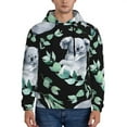 thumbnail image 1 of Honeii Cartoon Koala Bear Pattern Mens Hoodies Men's Loose Sleeve Sweatshirt,Pullover Hooded Sweatshirt for Men,Essentials Hoodie-Large, 1 of 7