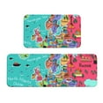 thumbnail image 1 of Honeii Cartoon Map Of Europe Print Kitchen Mat [2 PCS] for Floor, Waterproof Non-Slip Rugs, Kitchen Decor,Standing Mat for Floor,Office, Sink, Laundry, 1 of 6