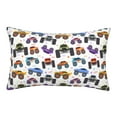 thumbnail image 1 of Honeii Cartoon Monster Trucks1 Decorative Throw Pillow Case - Elevate Your Couch, Sofa, or Bed with Stylish Home Decor, Perfect Gift Idea-16"x24", 1 of 6