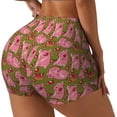 thumbnail image 1 of Honeii Cartoon Pigs Print Women's Workout Shorts, Gym Shorts for Active Wear, Sports Shorts,Women's Running Shorts,Quick Dry Athletic Shorts-Medium, 1 of 8