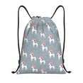 thumbnail image 1 of Honeii Cartoon Poodle Dog Print Drawstring Backpack,Drawstring Bags String Backpack Gym Cinch Sack Backpack Sport Bag Draw-Medium, 1 of 6