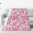 thumbnail image 1 of Honeii Cartoon Poodle Dog Print Fleece Blanket - Throw Blanket for Bed, Sofa, Couch, Camping, and Travel , Microplush Ultra Soft Warm Blanket-60"x50", 1 of 7