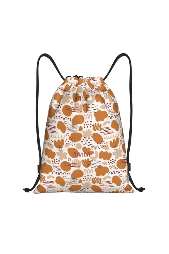 Cartoon Print Drawstring Backpack,Drawstring Bags String Backpack Gym Cinch Sack Backpack Sport Bag Draw-Small