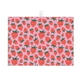 thumbnail image 1 of Honeii Cartoon Strawberry print Super Absorbent Coffee Bar Mat Hide Stain Coffee Maker Mat for Countertops Coffee Pot Dish Drying Mat for Kitchen Counter, 1 of 7