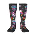 thumbnail image 1 of Honeii Cat Icecream Print Long Socks,Novelty Design Socks Gift for Men and Women,Crew Socks,Calf Socks, 1 of 6