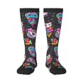 thumbnail image 1 of Honeii Cat Icecream Print Long Socks,Novelty Design Socks Gift for Men and Women,Crew Socks,Calf Socks, 1 of 6