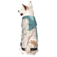 thumbnail image 1 of Honeii Celestial Cat And Flowers Print Small Dog Hoodies Pet Hooded Sweatshirts Fall Winter Puppy Cat Sweaters Warm Clothes for Small Dogs Outfits Costume-X-Large, 1 of 7