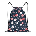 thumbnail image 1 of Honeii Cherry Blossoms Print Drawstring Backpack,Drawstring Bags String Backpack Gym Cinch Sack Backpack Sport Bag Draw-Small, 1 of 6